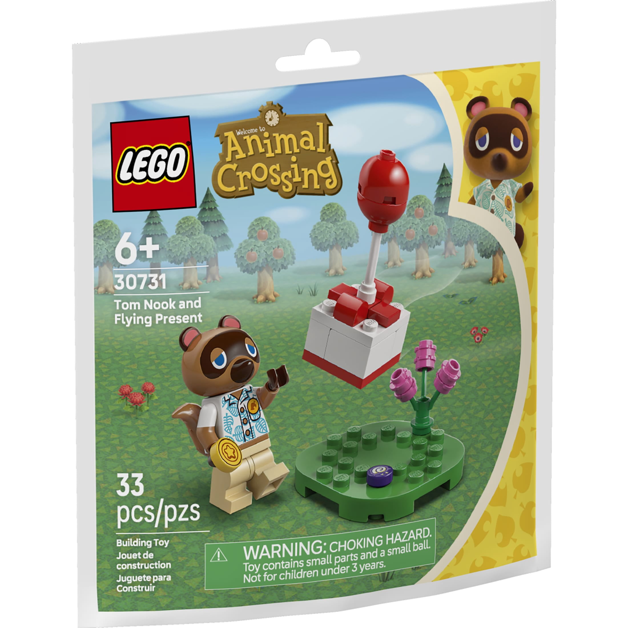 LEGO Animal Crossing Tom Nook and Flying Present 30731 - Walmart.com