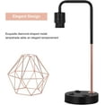thumbnail image 2 of Industrial And Modern Design Side Table Lamp With Dual Usb Charging Port Desk Lamp 2 Power Outlets Desk Lamp, 2 of 3