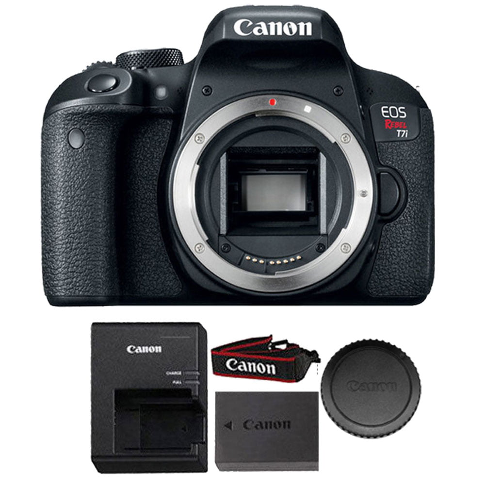 Canon EOS Rebel T7i 24.2MP CMOS Digital SLR Camera Body Only - Walmart