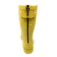 thumbnail image 5 of Forver Young Women's Solid Color With Back Mock Zipper Rain Boots, 5 of 5