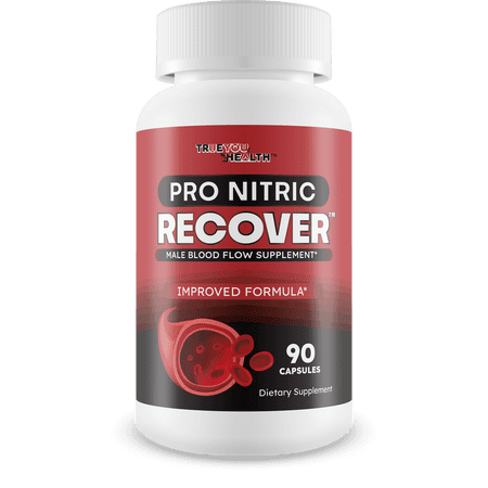 Pro Nitric Recover - Improved Formula - Our Best Blood Flow Supplement - Nitric Oxide Circulation & Vein Support - Healthy Blood Flow Circulation Supplements for Men Blood Vitamin Blood Flow Booster