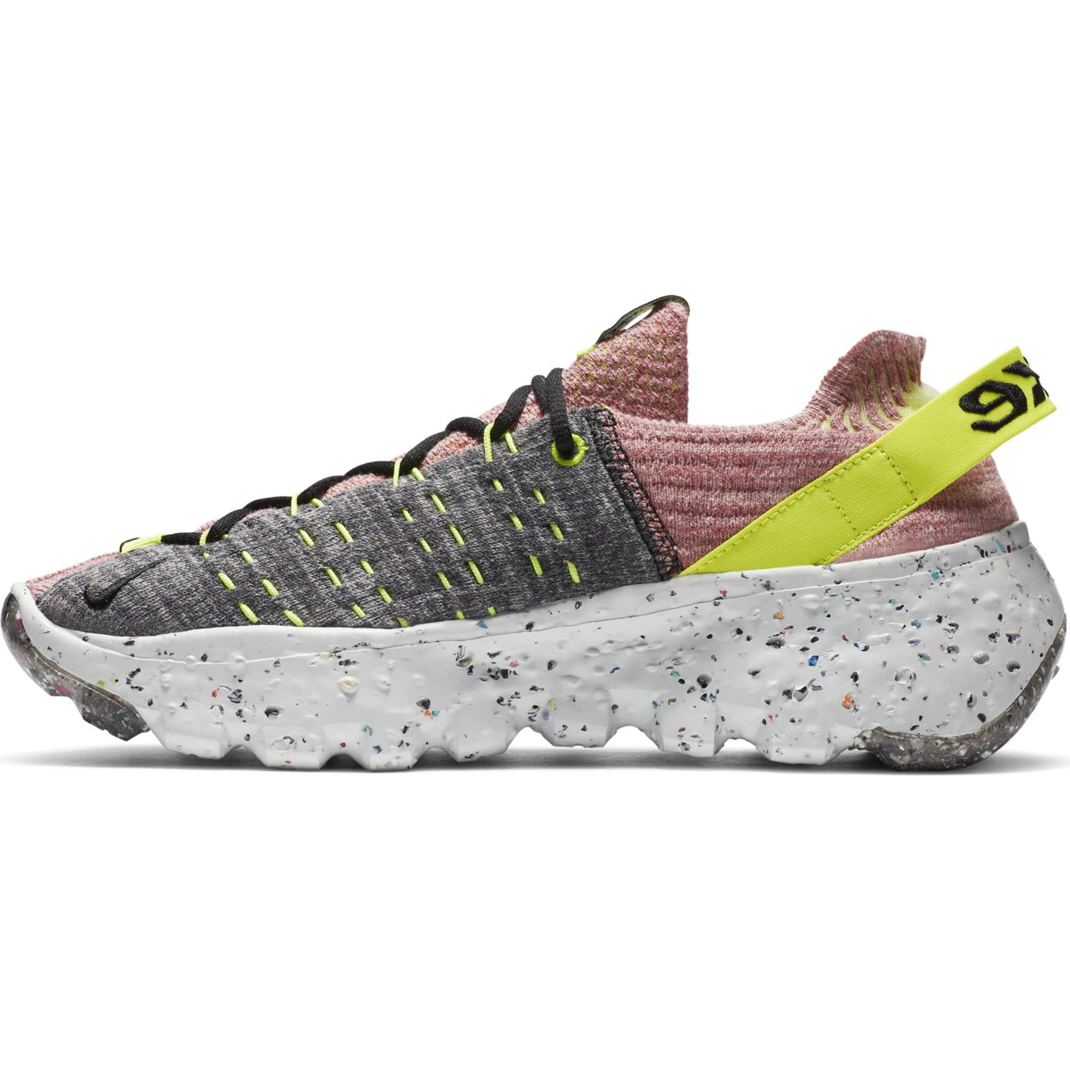 Tenis Nike Space Hippie 04 Mujer Reciclado Eco Friendly Sustentable rosa 25 Nike CD3476 700 Walmart en linea
