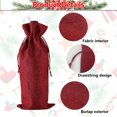 thumbnail image 3 of wqlpp-Burlap Wine Gift Bags, 24 Pcs Jute Drawstring Wine Bottle Covers with Ropes and Tags for Christmas, Wedding, Travel, Birthday, Holiday Party (Wine Red), 3 of 4