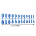 thumbnail image 4 of Minnieouse 24 piezas de uñas postizas de ataúd sólidas usables ordenadas DIY Artificial, 4 of 5