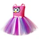 thumbnail image 5 of Disfraz de búho para niña, vestido con tutú de pájaro nocturno de dibujos animados, vestido de princesa para fiesta de cumpleaños infantil, disfraz de animal de Halloween para niños, ropa para niños, 5 of 5