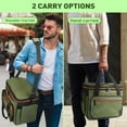 thumbnail image 6 of Tirrinia Camping Cooler Bag Insulated, Shoulder Strap and Bottle Opener 24 Cans Portable with Zipper, 6 of 7