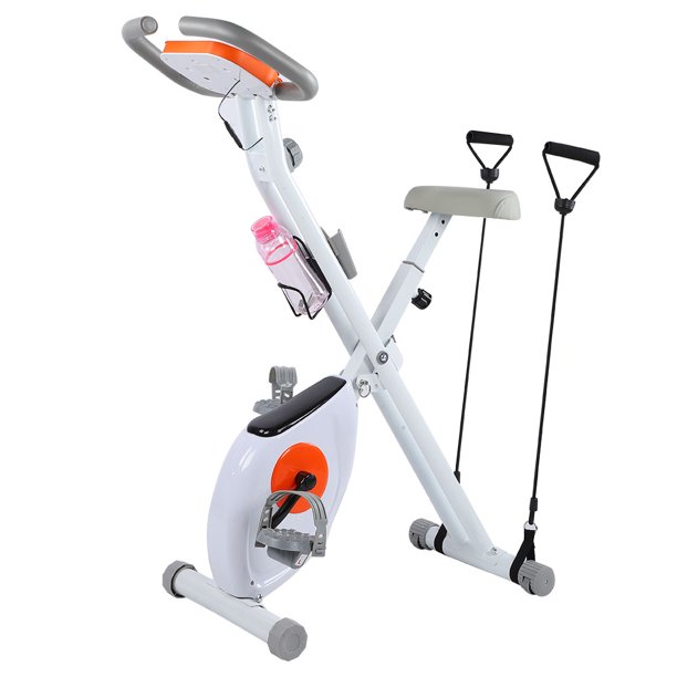 Bicicleta De Fitness, 150 KG Cojinete De Carga Máxima 8 Niveles De Equipo De Ejercicio De Escalonamiento De Bicicleta De Fitness Aeróbico Plegable Ajustable Para Entrenamiento En ANGGREK Fitness Equipment