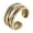 Gold, variant on Vintage Twine Ring: Adjustable Unisex Alloy Fashion Rings, Geometric Design, Individually Packed, Perfect Student Gift