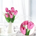 thumbnail image 6 of Artificial Tulips Flowers, Real Touch Silk Tulip Bouquet, Fake Floral Arrangement for Wedding, Home, Office, Party Table Centerpiece, Festival Decoration, 6 of 6