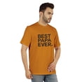 thumbnail image 2 of Inkmeso T-Shirt à Col Rond pour Hommes avec Imprimé Graphique Best Papa Ever.€ T-Shirt pour la Fête des Pères, 2 of 7