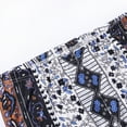 thumbnail image 3 of TOPGOD Women Wide Leg Pants Floral Hippie High Waist  Casual Holiday Flared Bell Trousers, 3 of 7