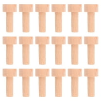 MLINS 20pcs Small Wooden Pegs for Crafts and Projects, Rustic Axle Pegs for Train Wheels, Furniture Assembly, Unfinished and Ready to Paint