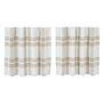thumbnail image 7 of VHC Brands Plaid Curtain Tier, Wheat, 24x36, Set of 2, 7 of 7