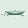 thumbnail image 2 of Bloem 24" Terra Round Plant Saucer, Lightweight UV-Resistant Resin Outdoor & Indoor Flower Pot Tray - Traditional Design and Durable for Garden and Home Décor - Fits 24-inch Planter Pots, Navy Blue, 2 of 4