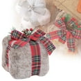 thumbnail image 2 of KDFWDM Adorable 3D Christmas Plush Present Box Decor with Bows, Festive Outdoor Indoor Holiday Yard Art, Can be Used as a Unique Tree Skirt or Festive Home Accent, 2 of 9