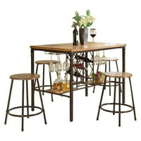 Baxton Studio Vintner Pub Set by Wholesale Interiors
