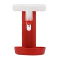 thumbnail image 2 of Juego de 10 vasos para beber para pollos, bebedero automático para tetina para aves de corral, taza colgante, accesorios para granja (bebedor de bolas de acero de tres vías), 2 of 8