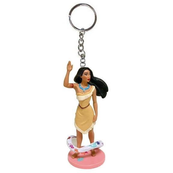 Spiral Princess Pocahontas Key Ring Keychain Ornament Figurine Pvc Figure Charm New