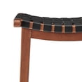 thumbnail image 5 of NPD Furniture Marco Faux Leather Backless Counter Stool in Black, 5 of 13