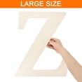 thumbnail image 3 of 15 Inch Wooden Letter,Large Blank Unfinished Wooden Alphabet Letters for Crafts, DIY Projects, Birthday, Party(Letter Z), 3 of 7