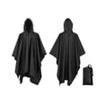 thumbnail image 1 of Poncho de lluvia Poncho de lluvia impermeable 3 en 1, capa de lluvia ligera con capucha, manta de Pi Tomshoo Poncho de lluvia, 1 of 7