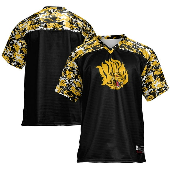 Men's GameDay Greats Black Arkansas Pine Bluff Golden Lions Football Jersey