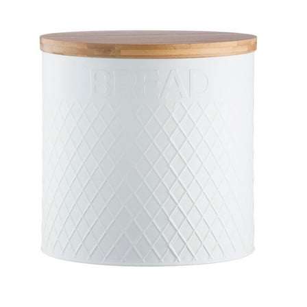 Typhoon Embossed White Bread Bin