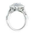 thumbnail image 2 of 1 Carat Prong Set Diamond Halo Engagement Ring in 14K White Gold (Ring Size 6.5) (I1-I2 Clarity), 2 of 4