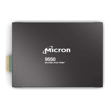 Micron 12.80 TB Solid State Drive, E3.S Internal, PCI Express NVMe (PCI Express NVMe 5.0 x4), Mixed Use, TAA Compliant