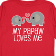 thumbnail image 4 of Inktastic Papaw Grandpa Loves Me Gift Boys or Girls Long Sleeve Toddler T-Shirt, 4 of 5