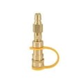 thumbnail image 1 of 3/8 Inch Natural Gas Quick Connector Brass Propane Adapter Fittings For Lp Gas Propane Hose Quick D, 1 of 5