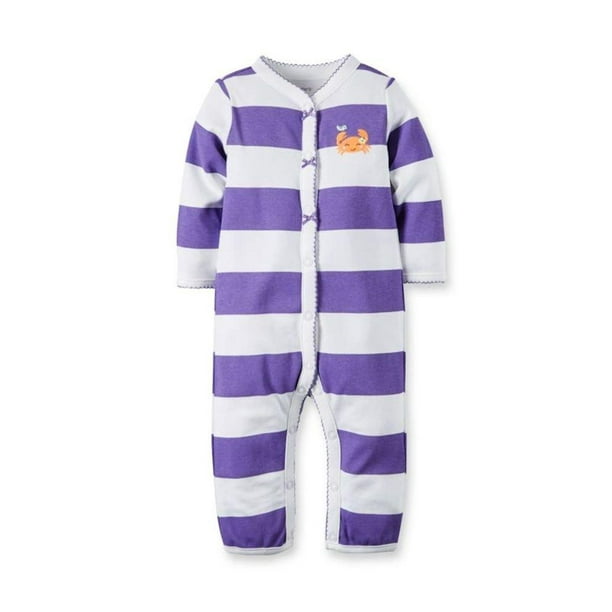 Carter's Carter's Baby Girls' Cotton SnapUp Footless Sleep & Play