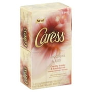Caress Endless Kiss Creamy Vanilla & Sandalwood Silkening Beauty Bar - 6 CT