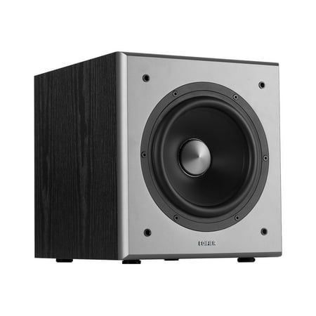 Edifier - T5 Powered Subwoofer - 70W RMS Active Woofer with 8 Inch Driver & Low Pass Filter - Black