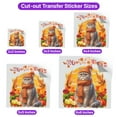 thumbnail image 5 of Happy Thanksgiving British Shorthair Give Thanks Fall Beanie Scarf Welcome Cutout Transfer Sticker Cat Lover Kitten Owner Gifts Transparent Decal Art Decor - 00020, 5 of 5