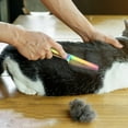thumbnail image 4 of Stainless Steel Grooming Comb for Cat Dog, Remove Tangles & Fleas, Comfortable and Gentle, 4 of 5