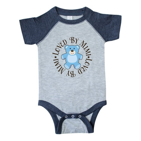 

Inktastic Loved by Mimi Baby Gift for Boy Gift Baby Boy Bodysuit
