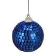 thumbnail image 2 of Northlight Mirrored Disco Christmas Ball Ornaments - 2.5" (60mm) - Lavish Blue - 9ct, 2 of 4