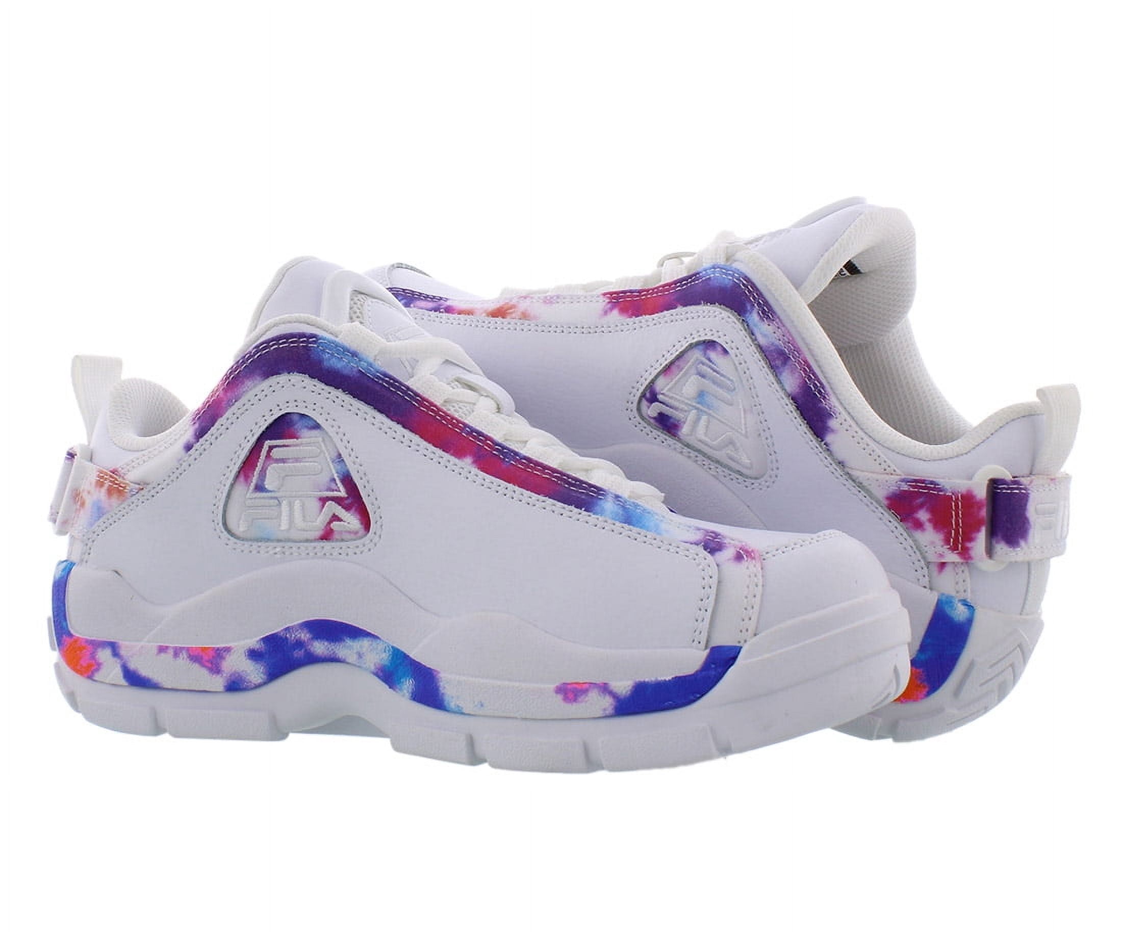 Fila Grant Hill 2 Low Tie Dye Mens Shoes Size 10.5, Color: White
