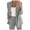 Gray, variant on Vedolay Women's Coat Suit Jackets for Women Casual Fashion Front Open Solid Color Lapel Suit Jacket with Pockets,Beige 5XL