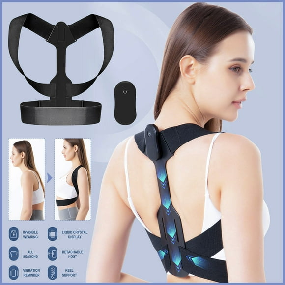 Iumwxz Intelligent Posture Correction Back Support Back Straightener Shoulder Strap Posture Trainer
