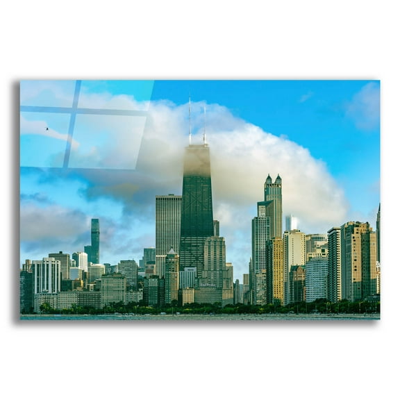 Epic Art 'North Beach Afternoon' by Epic Portfolio, Acrylic Glass Wall Art, 24"x16"