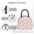 thumbnail image 4 of Fotbe Strawberry Bolsa de Almuerzo con Estampado, Lonchera Aislada, Contenedor de Comida Reutilizable Tipo Cooler a Prueba de Fugas, 4 of 6