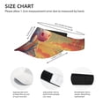 thumbnail image 3 of Yiaed Meditating Cute Horse Print Sport Sun Visor Hats Adjustable Empty Top Baseball Cap Cotton Ball Caps for Women and Men, 3 of 5