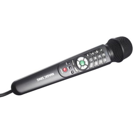 Microphone Karaoke Magic Enter Tech Magic Sing ET25K All-in-One Digital Portable Karaoke Mic Christmas Bundle (2015 Songs) ()