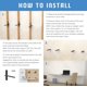 thumbnail image 4 of Soporte flotante Hardow Heavy Duty para estantes, 10 x 6,35 cm, paquete de 4, 4 of 8