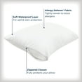 thumbnail image 4 of AllerEase Waterproof Pillow Cover Protector, Standard/Queen - Zippered, Allergy Defense (2 Count), 4 of 8