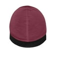 thumbnail image 4 of LEKODE Thin Beanie Brimless Hat Warm Hats for Women Winter Hats Mens Winter Hat Beanies Hats Men Winter Hat Wine One Size, 4 of 5