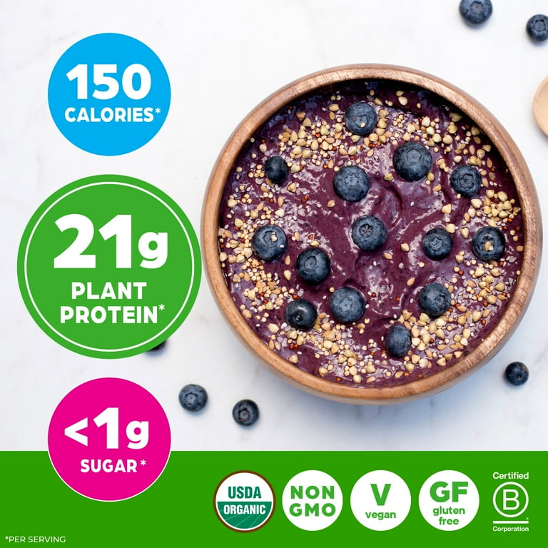 Orgain Vegan Organic Protein Powder Vanilla Bean 21g Plant-Based