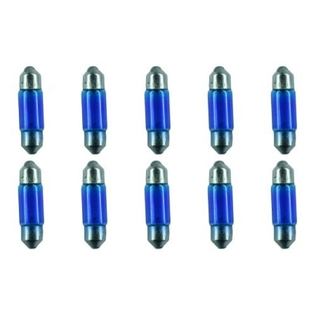 

CEC Industries #3021B (Blue) Bulbs 12 V 3 W EC11-5 Base T-2.25 shape (Box of 10)